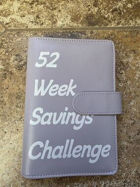 52 Week Savings Challenge Lilac Planner A6 Binder BRAND NEW